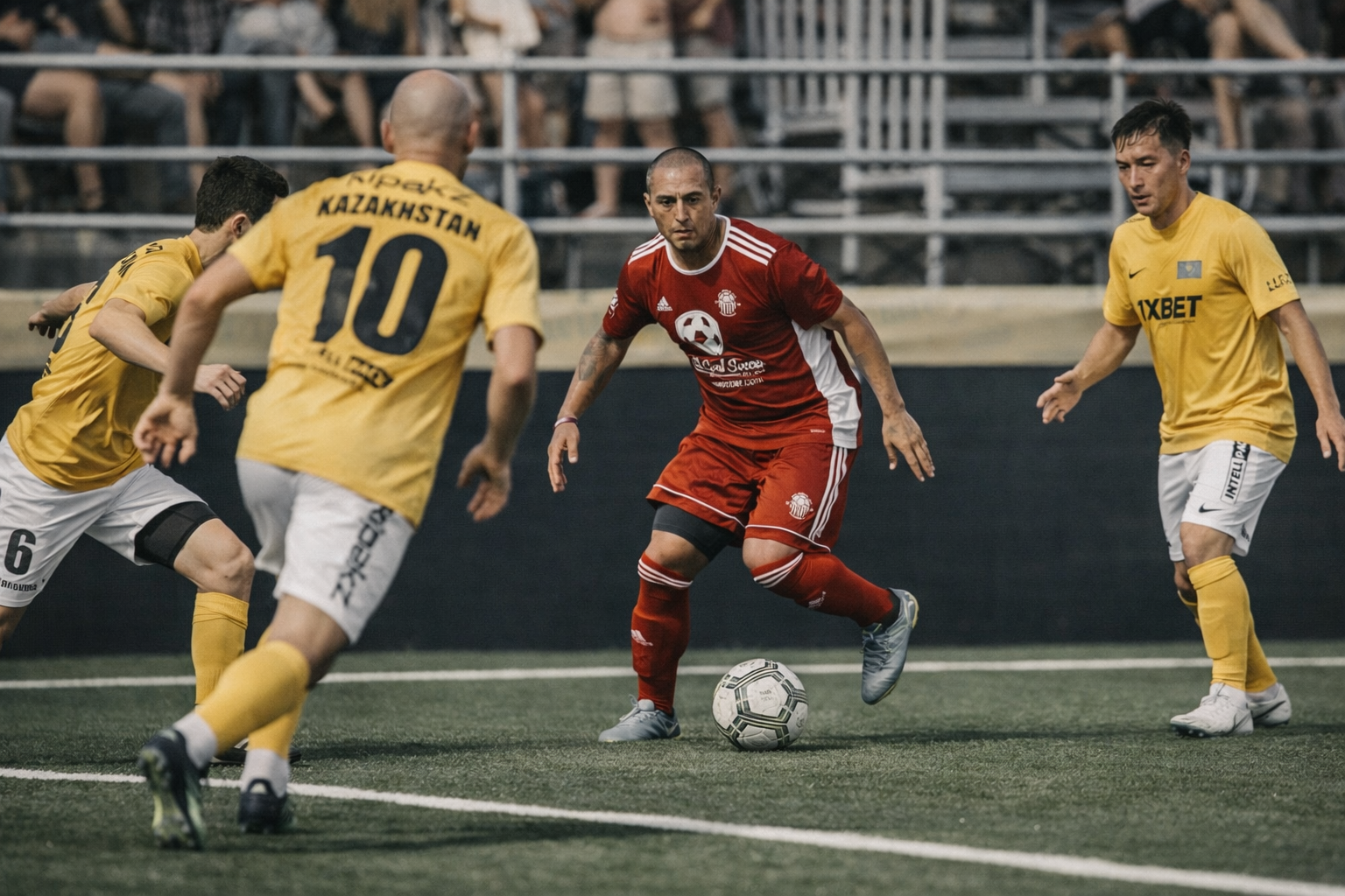 Noel Castillo professional soccer coach competing in match play demonstrating elite ball control and field awareness